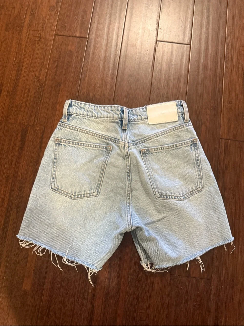 Zara Light Blue Denim Jean Shorts